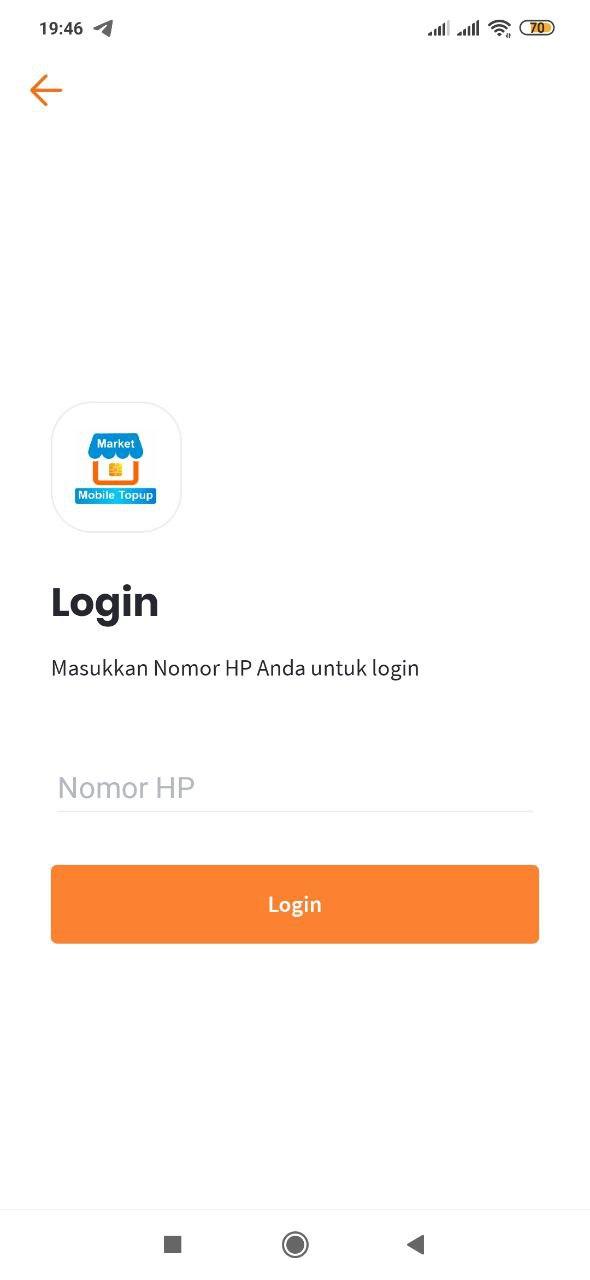 Cara Login Aplikasi Market Pulsa Data